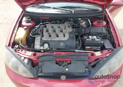 2000 Mercury Cougar V6 from USA, damaged, VIN 1ZWFT61L2Y5647505